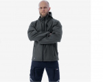 Brodeks Куртка мужская софтшел KS 232 серая