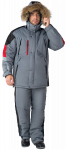 iForm™ Куртка ХАЙ-ТЕК утеплённая серо-черно-красная