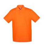 Рубашка Поло оранжевая короткий рукав без манжета