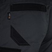 Brodeks Брюки мужские летние KS 302 C серо-черные 100% хлопок