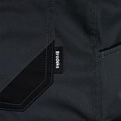 Brodeks Брюки мужские летние KS 302 C серо-черные 100% хлопок