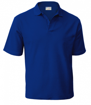 Рубашка Поло ярко-синяя мужская пике REDFORT
