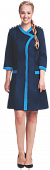 Халат Сакура синий