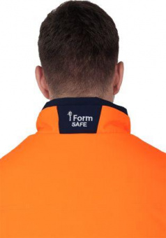 IFORM Жилет ACTIVE мужской утепленный флуоресцентный оранжево-синий