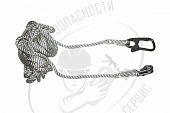 Строп В из полиамидного каната фал 10 м d 11 мм 2 карабина (KI и Кбс)
