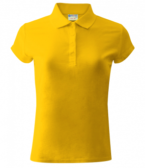 Рубашка Поло желтая пике женская REDFORT lady