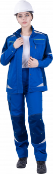 iForm™ Куртка ТУРБО SAFETY женская летняя васильковая