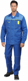 iForm™ Куртка Турбо мужская удлиненная васильковая