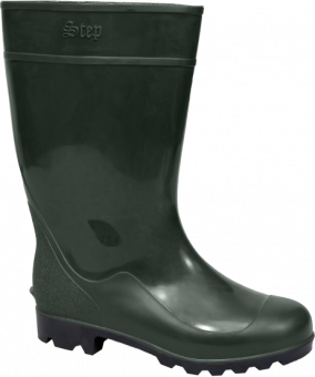 Сапоги ПВХ мужские оливковые Step (h-34)